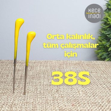 38S Keçe İğnesi - Orta Kalınlık (1 adet)