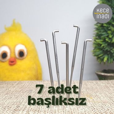 7 adet Başlıksız Keçe İğnesi (kodu seçiniz)