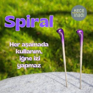 Spiral Keçe İğnesi (1 adet)