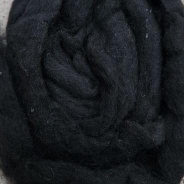Uzun Lifli Keçe Yünü - Siyah