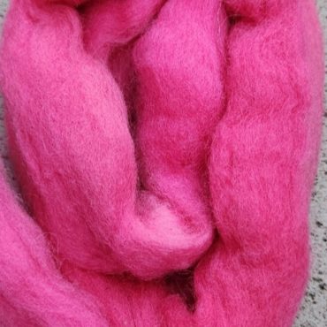 Uzun Lifli Keçe Yünü - Koyu Pembe