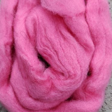 Uzun Lifli Keçe Yünü - Pembe