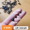 siyah vidalı göz