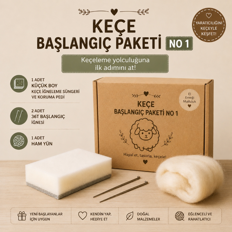 keçe malzeme paketi