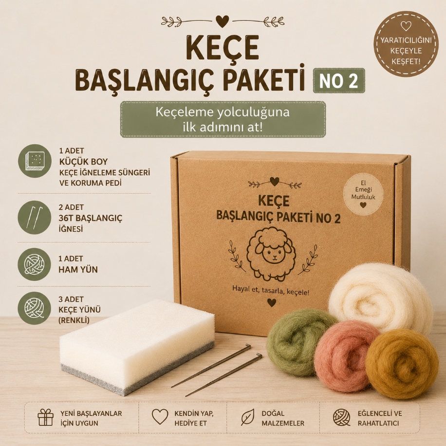 keçe malzeme paketi